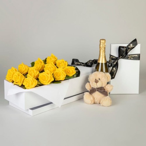 Romantic Roses in White